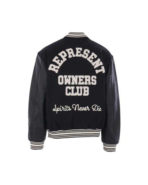 Bomber Jackets Represent de hombre de color Black