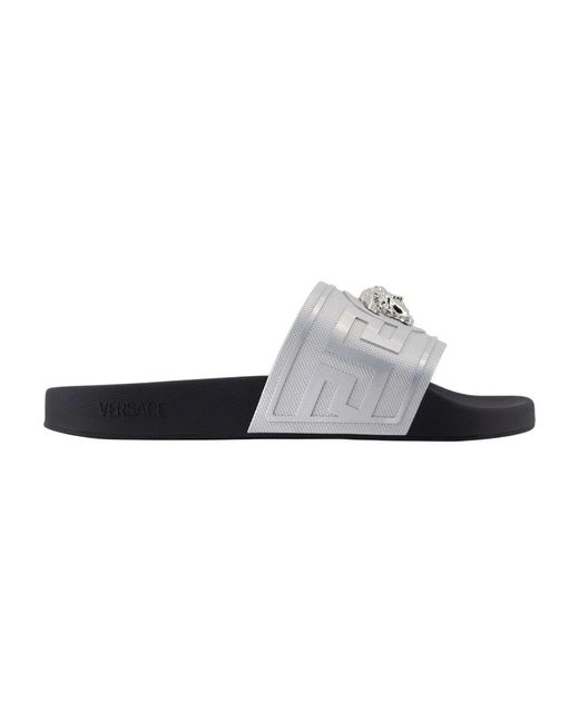 Versace Black Sliders for men