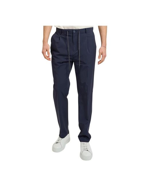 Slim-Fit Trousers Yes Zee pour homme en coloris Blue