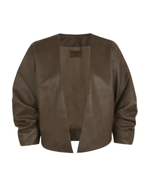 Cortana Brown Leather Jackets