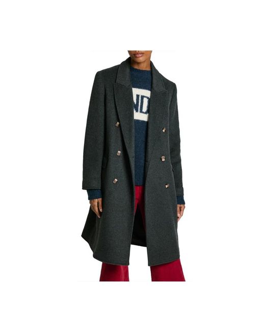 Pepe Jeans Double-Breasted Coats in het Green