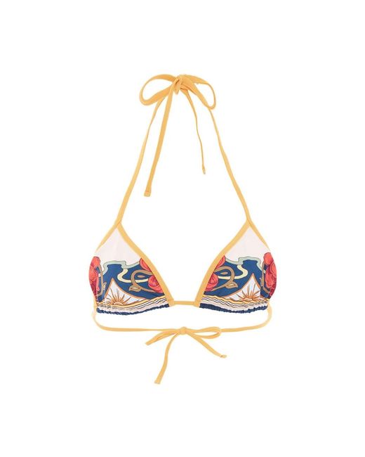 LaDoubleJ Badmode ,Bikinitop in het Blue