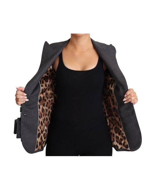 Dolce & Gabbana Black Blazers