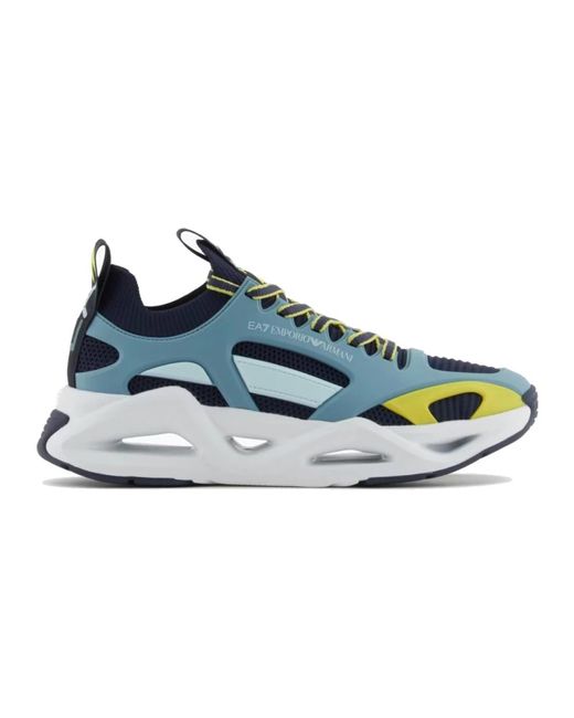 EA7 Infinity Cage Sneaker Mesh in Blue für Herren