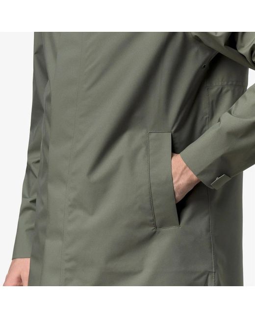 K-Way Green Rain Jackets for men