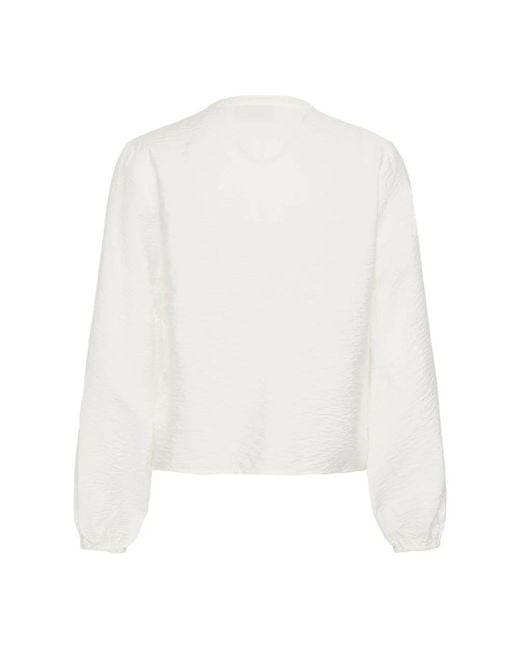 Blouses Kaffe de color White