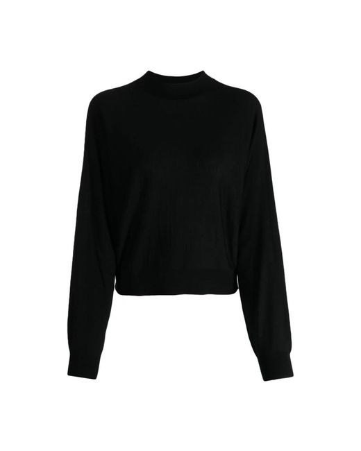 Theory Black Round-Neck Knitwear