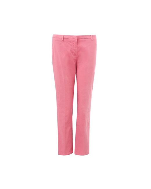 Lardini Pink Slim-Fit Trousers