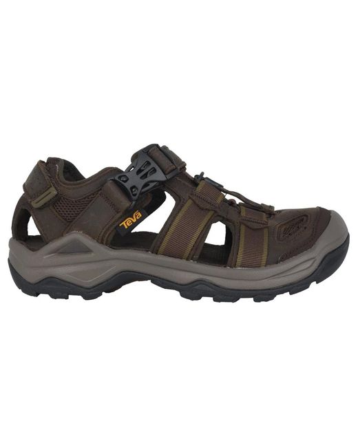 Teva Schoenen ,Bruin ,Bruine Herensandaal in het Brown voor heren