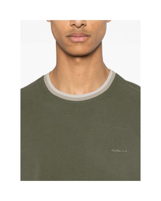 Tops > t-shirts Moncler pour homme en coloris Green