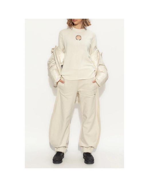 Moncler Round-Neck Knitwear in het White