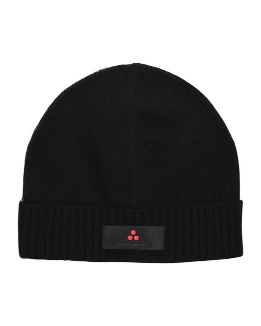 Peuterey Accessoires ,Zwart ,Wol Stijlvolle Zwarte Wintermuts in het Black voor heren