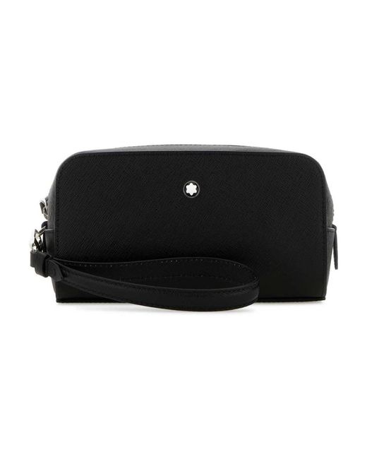 Montblanc Black Toilet Bags for men