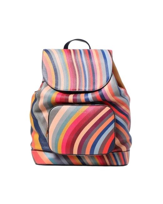 Paul Smith Red Backpacks