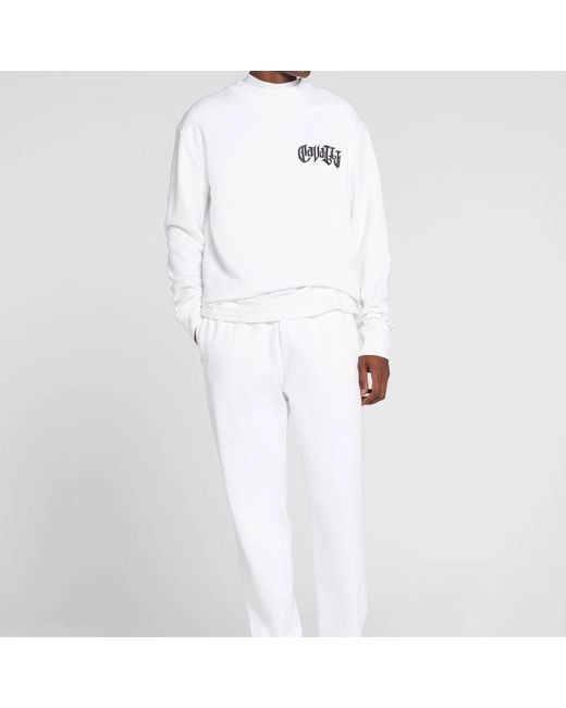 Roberto Cavalli White Sweatpants for men
