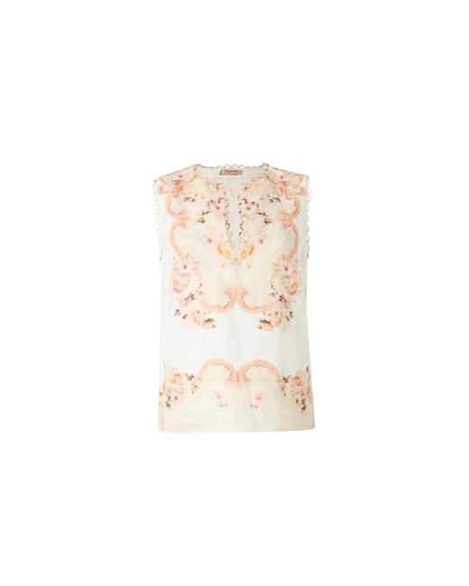 Twinset Natural Sleeveless Tops