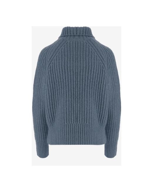 Allude Blue Cashmere Knitwear