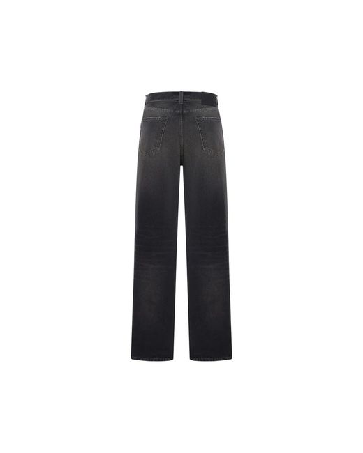 Haikure Black Straight Jeans for men