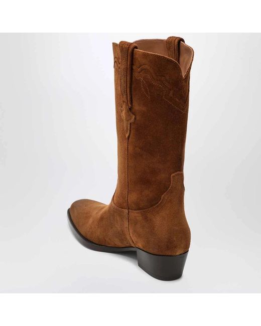Paris Texas Brown Cowboy & Biker Boots