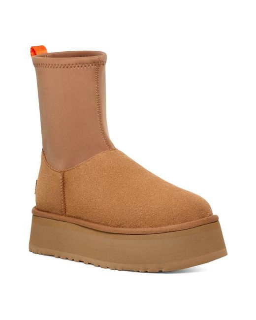 Ugg Brown Klassische dipper winterstiefel