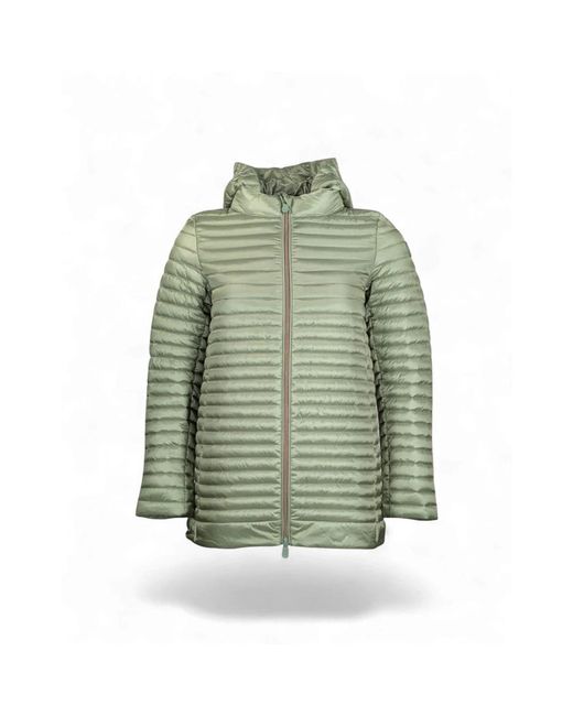 Save The Duck Green Winter Jackets