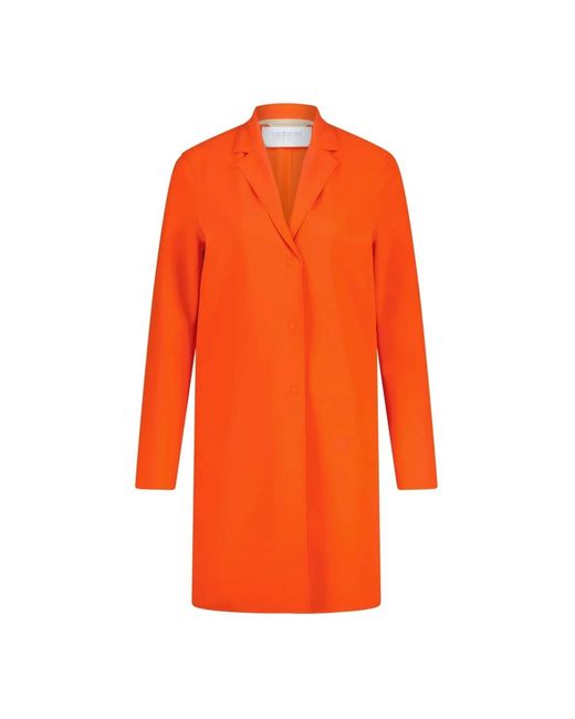 Harris Wharf London Orange Single-Breasted Coats