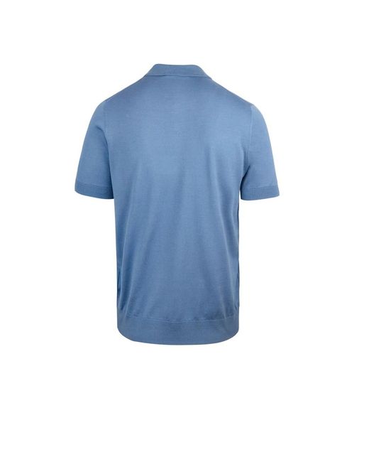 Paolo Pecora Italienischer stil t-shirts und polos in Blue für Herren
