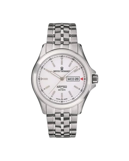 Revue Thommen Accessoires ,Wit ,Airspeed Automatic in het Metallic voor heren