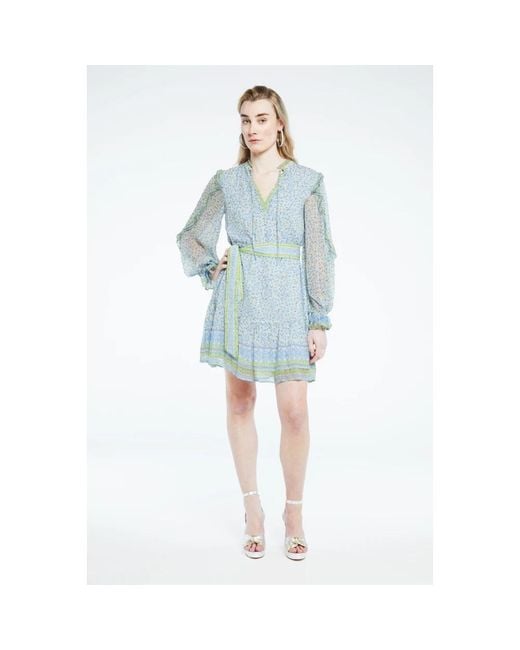 Adrienne Dress Cala Blanca di FABIENNE CHAPOT in Blue