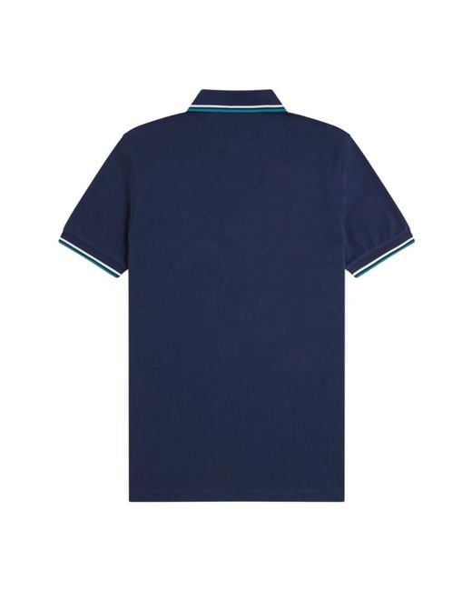 Fred Perry Blue Polo Shirts for men