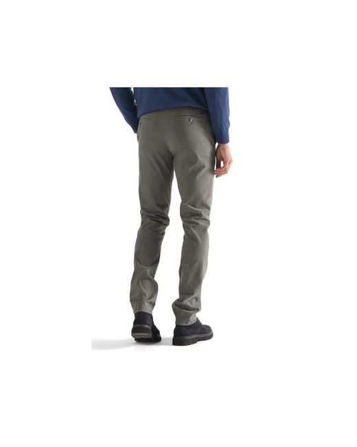 Harmont & Blaine Broeken ,Grijs ,Katoen Chinos Stretch Broek in het Blue voor heren
