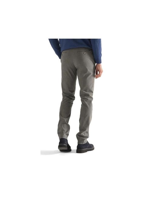 Harmont & Blaine Broeken ,Grijs ,Katoen Chinos Stretch Broek in het Blue voor heren