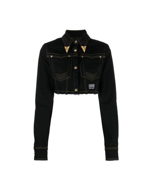Versace Black Denim Jackets