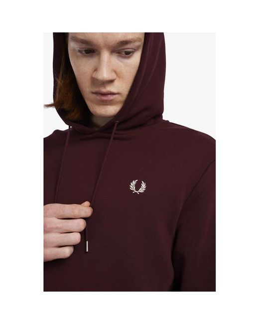 Fred Perry Purple Hoodies for men
