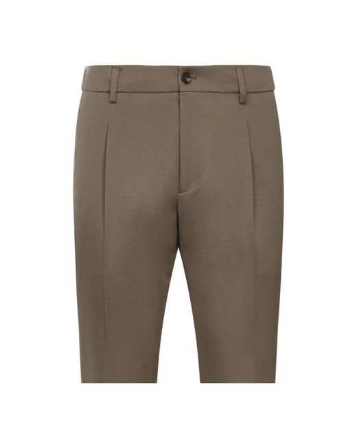 BE ABLE Gray Slim-Fit Trousers for men