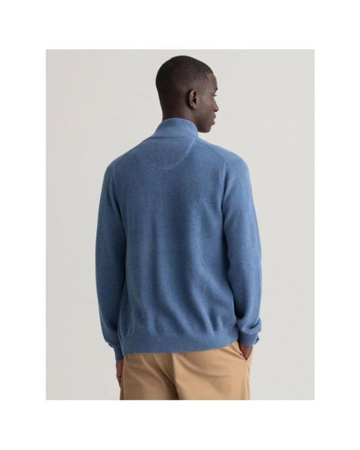 Gant Blue Zip-Throughs for men