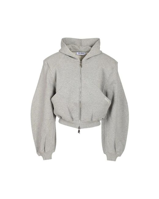 The Attico Gray Zip-Throughs