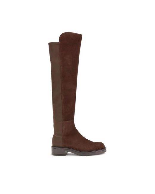 Stuart Weitzman Celia Hoge Over-De-Knie Laarzen in het Brown