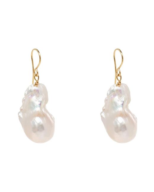 Orecchini di perle di Jil Sander in White