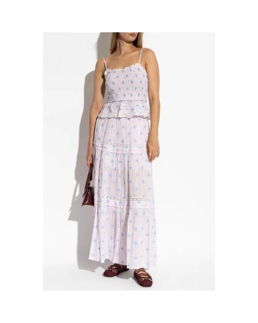 Maxi Skirts LoveShackFancy de color White