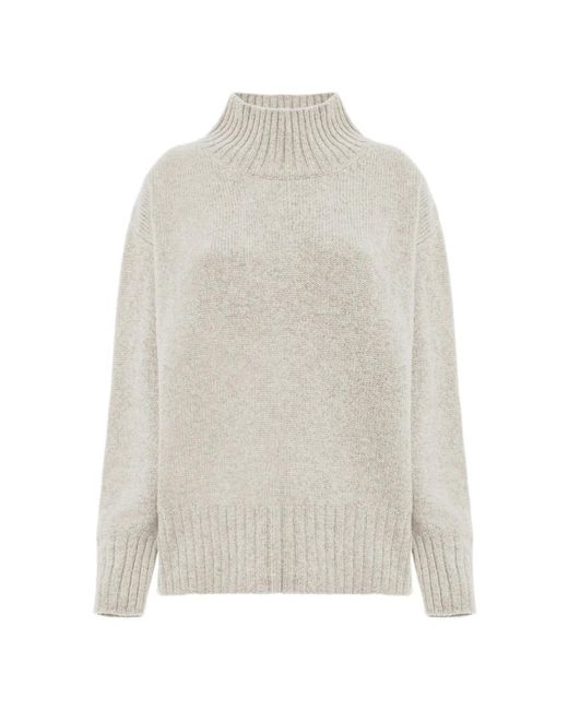 Malo White Cashmere Knitwear