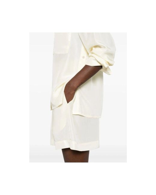 Short Shorts Barena de color Natural