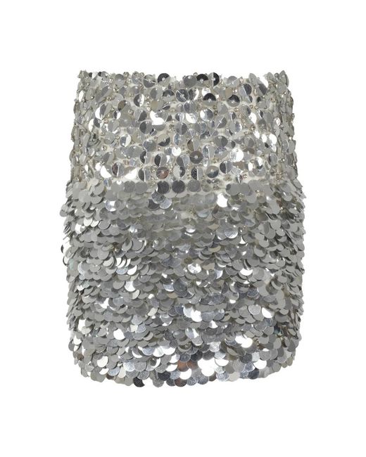 Des Phemmes Gray Short Skirts