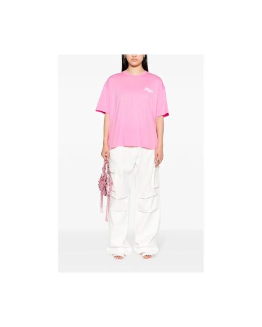 MSGM Pink T-Shirts