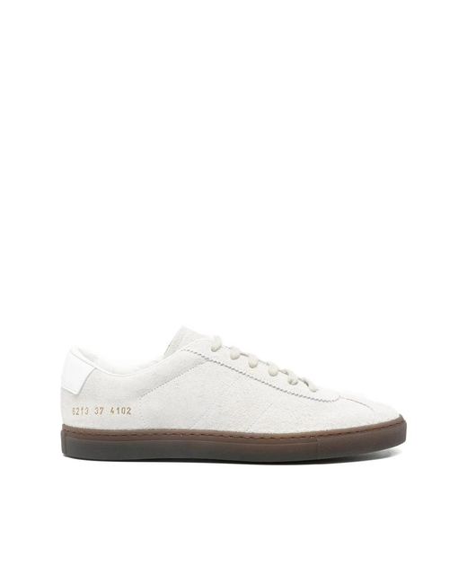 Common Projects Schoenen ,Wit ,Leer Field Schoenen Voor Stijlvolle Outfits in het White