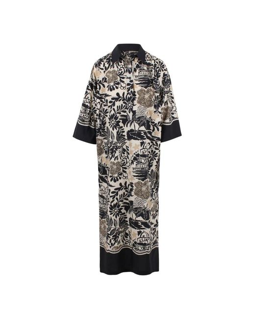 Ermanno Scervino Black Midi Dresses