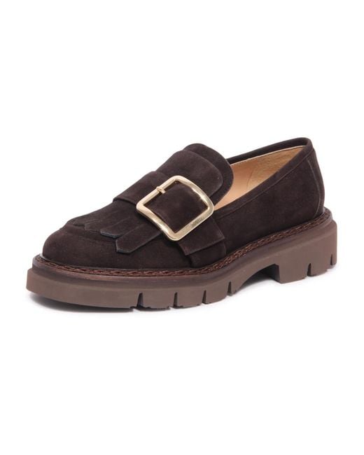 Luca Grossi Brown Loafers