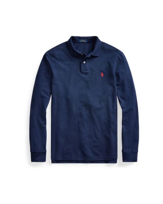 Ralph Lauren Blue Polo Shirts for men