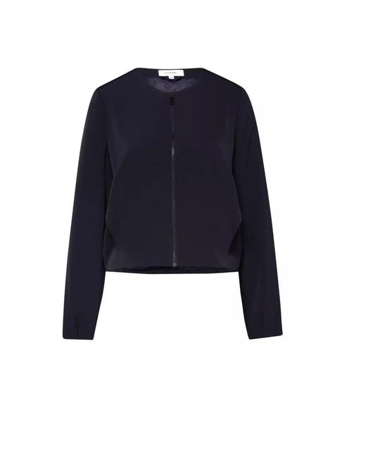 Comma, Boxy Blouson Jacket in het Blue
