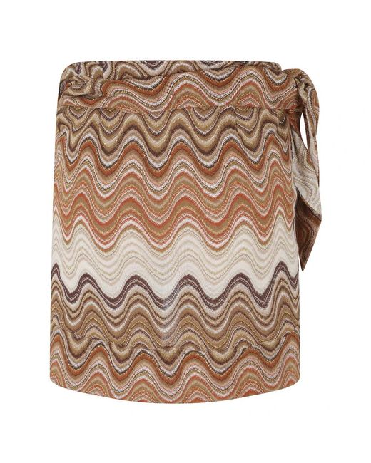 Mc2 Saint Barth Brown Short Skirts
